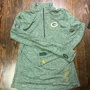 Nike Green Bay packers 1/4 zip up